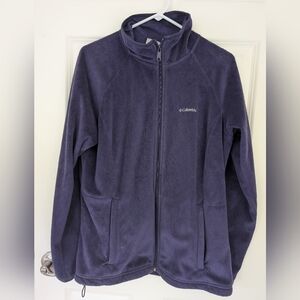 Columbia Women's Purple Fleece Jacket XL